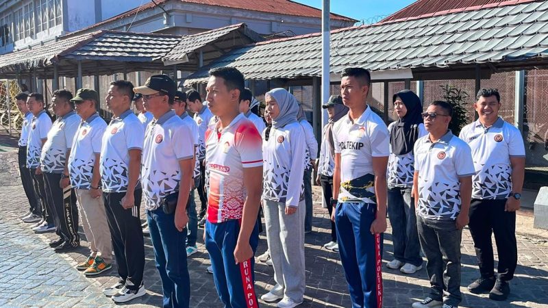 Lapas Parepare Gelar Upacara Pembukaan Pekan Olahraga WBP Semarakkan HUT ke-81 Kemerdekaan RI