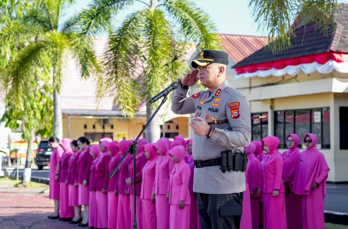 Kapolres Pinrang Pimpin Pelantikan Wakapolres, Pejabat Utama dan Kapolsek Jajaran