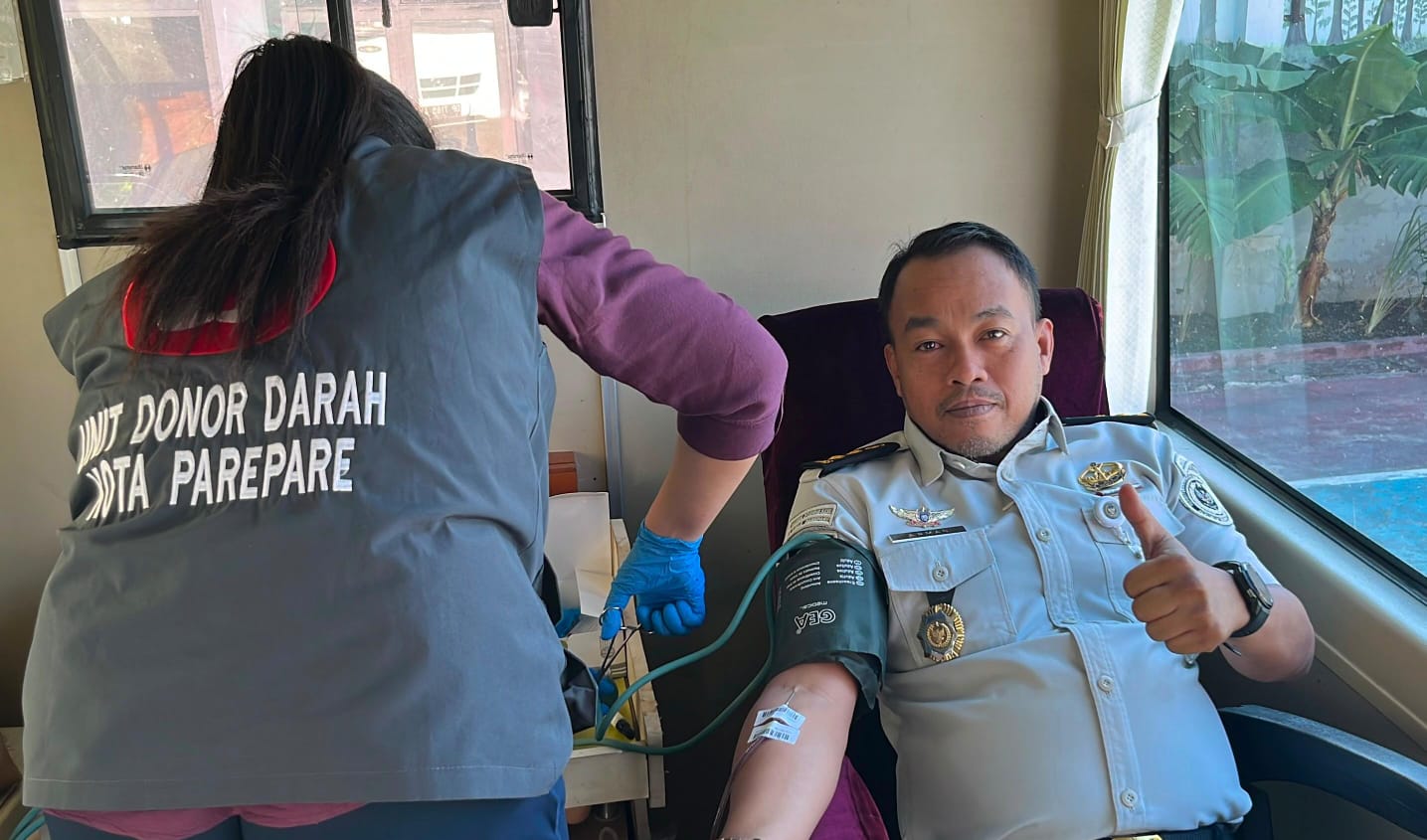 Semarak HUT ke-81 RI, Lapas Parepare Gelar Donor Darah, Baksos, dan Cek Kesehatan Gratis