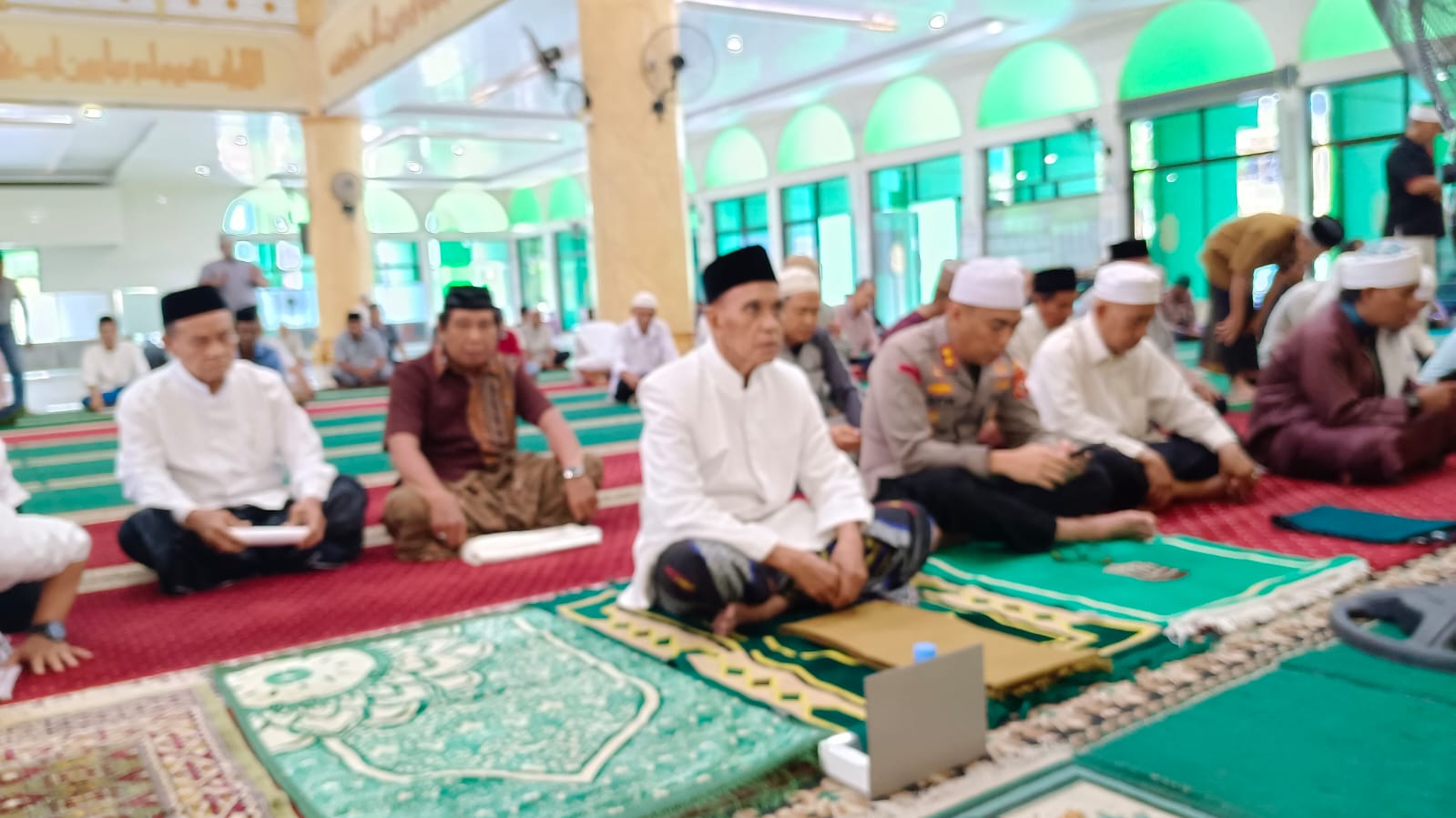 Bhabinkamtibmas Mappasaile Hadiri Silaturahmi Kapolres Pangkep dengan Ketua Muhammadiyah