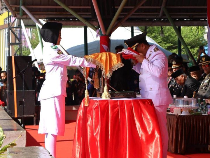 Paskibraka Sukses Kibarkan Sang Merah Putih, HUT ke-81 RI di Parepare Penuh Semangat Nasionalisme