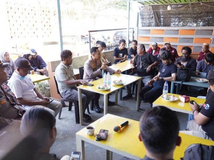 Kapolres Parepare AKBP Phunky Mahendra Borniawan Silaturahmi dengan Jurnalis, Bangun Sinergi dan Komunikasi