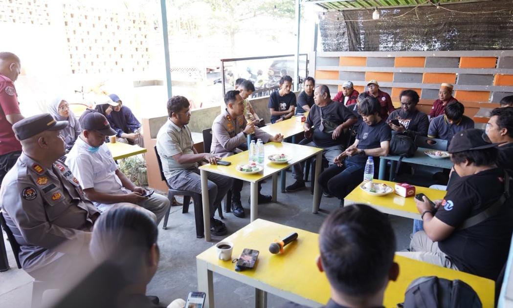 Kapolres Parepare AKBP Phunky Mahendra Borniawan Silaturahmi dengan Jurnalis, Bangun Sinergi dan Komunikasi