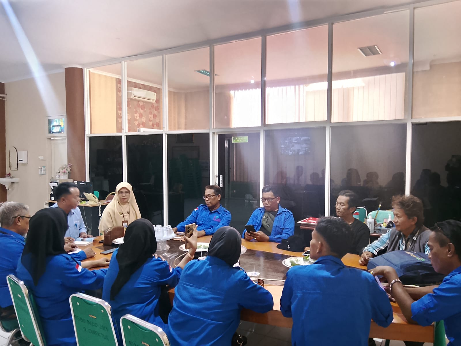 SMSI Pangkep Audiensi dengan RSUD Batara Siang