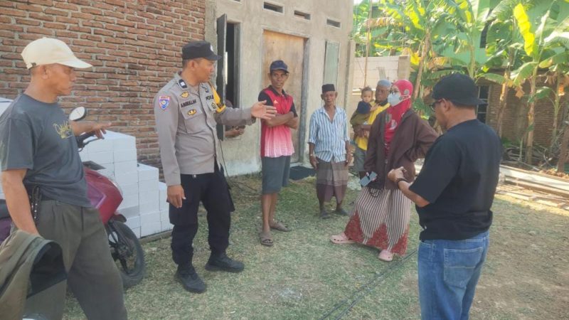Bhabinkamtibmas bersama Lurah Bantu Mediasi Problem Solving Tanah Warisan Warga Maleleng Sibatua