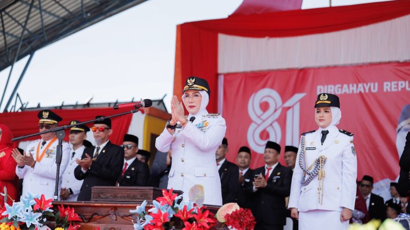 Andi Ina Pimpin Upacara HUT ke-81 Kemerdekaan RI Tingkat Kabupaten Barru