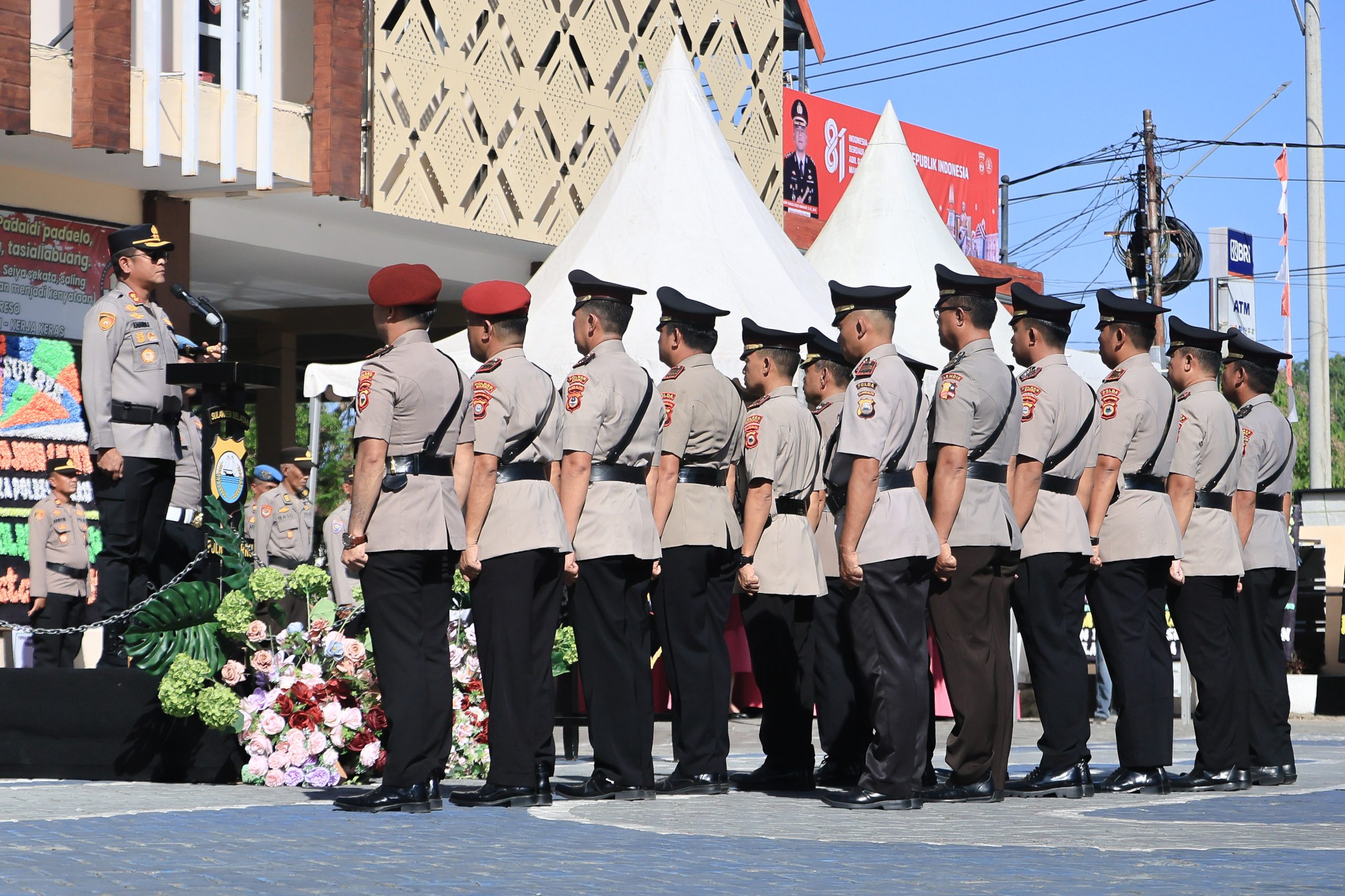 Perkuat Kinerja Organisasi, Kapolres Barru Pimpin Sertijab Sejumlah Pejabat Utama dan Kapolsek Jajaran