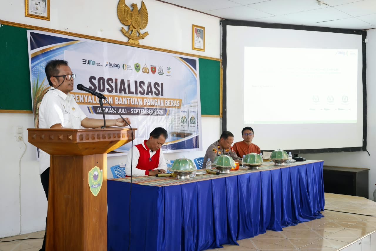 Buka Sosialisasi Penyaluran Beras CPP 2026, Sekda Barru Soroti Akurasi Data Penerima Bantuan