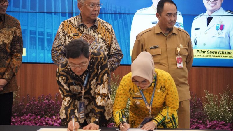 Bupati Barru Hadiri Penandatanganan MoU Replikasi Sistem Peta Pajak dan Pertanahan di Tangerang Selatan