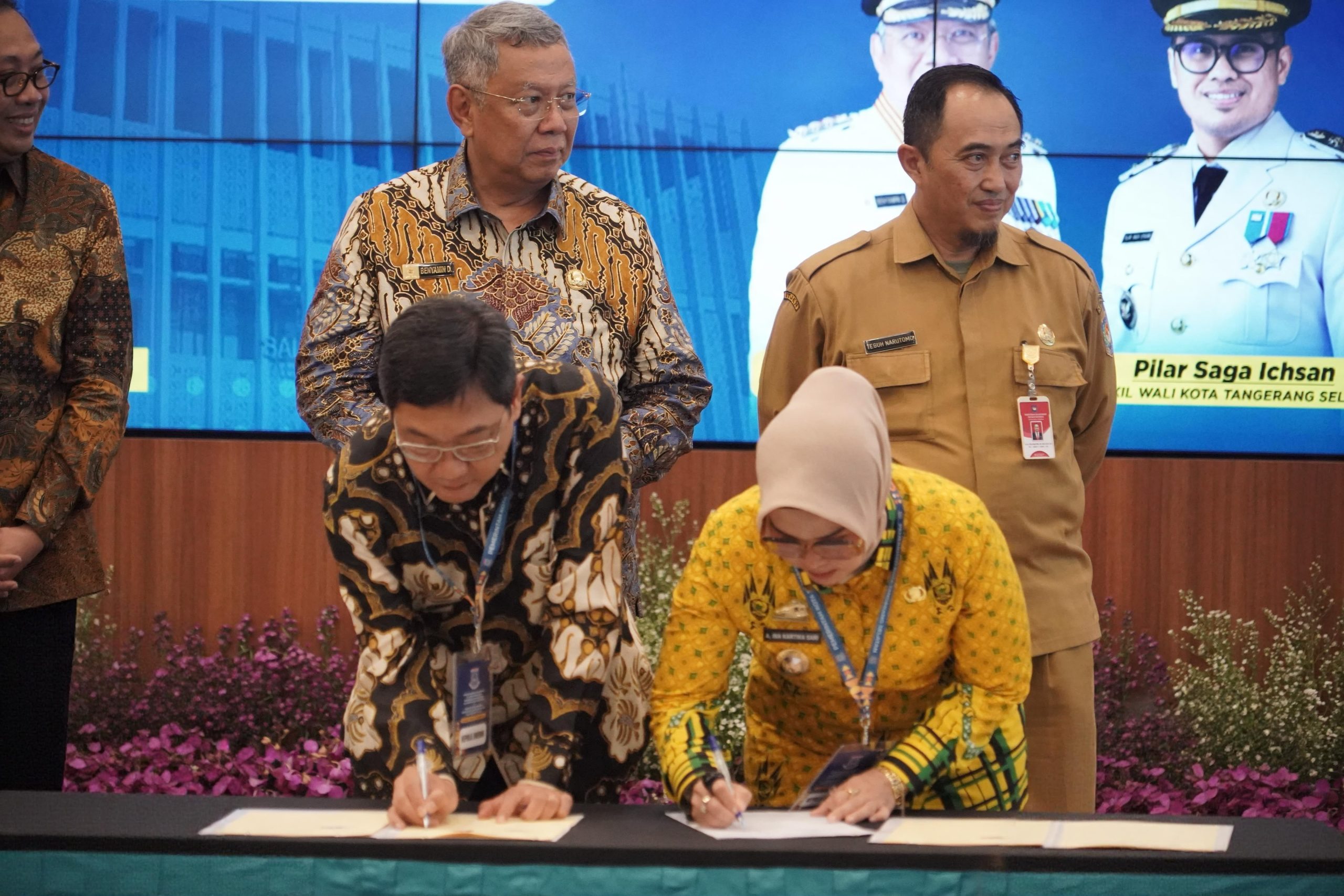 Bupati Barru Hadiri Penandatanganan MoU Replikasi Sistem Peta Pajak dan Pertanahan di Tangerang Selatan