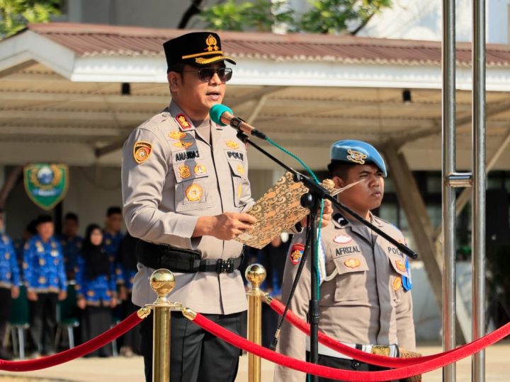 Pimpin Upacara HKN, Kapolres Barru Tekankan Sinergitas dan Kesiapsiagaan Hadapi Karhutla