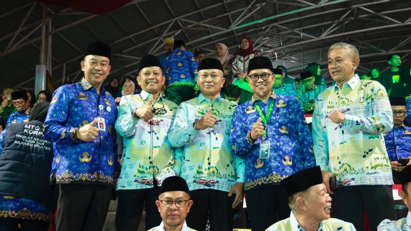 Sekda Barru Hadiri Penutupan MTQ KORPRI VIII Nasional, Sulsel Raih Juara II
