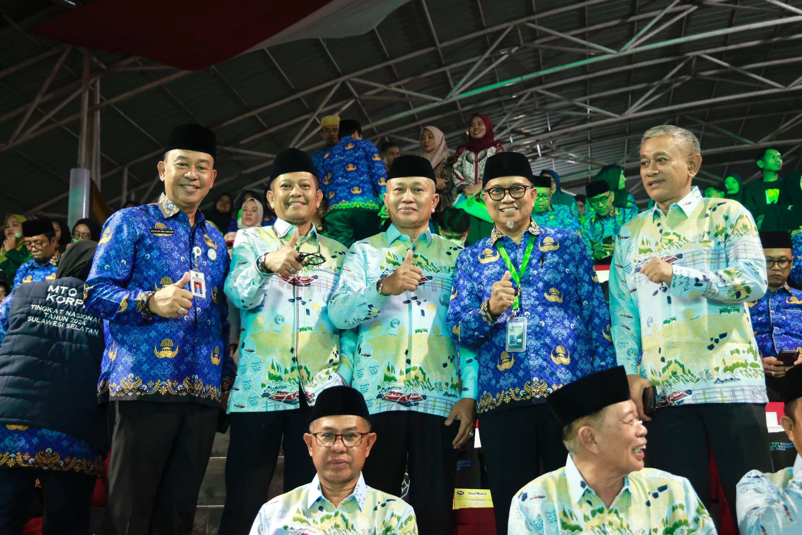 Sekda Barru Hadiri Penutupan MTQ KORPRI VIII Nasional, Sulsel Raih Juara II