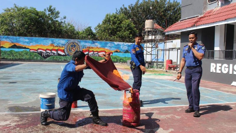 Lapas Parepare Tingkatkan Kesiapsiagaan melalui Pelatihan Mitigasi Bencana Kebakaran