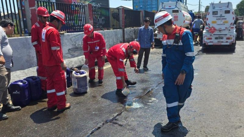 Pertamina Sulawesi Dukung Percepatan Penanganan Tumpahan BBM di Tol Makassar
