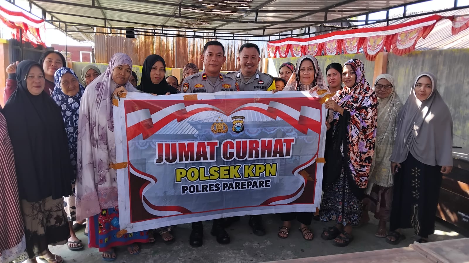 Jumat Curhat Polsek KPN Parepare jadi Jembatan Polisi dan Warga, Debu Pelabuhan Sorotan Utama