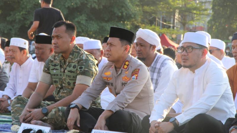 Sinergitas Forkopimda, Kapolres Parepare Hadiri Salat Istiqa Mohon Turun Hujan