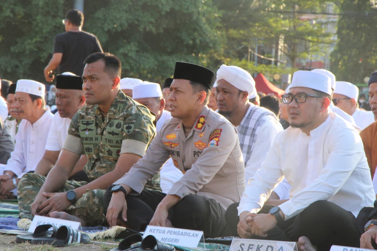 Sinergitas Forkopimda, Kapolres Parepare Hadiri Salat Istiqa Mohon Turun Hujan