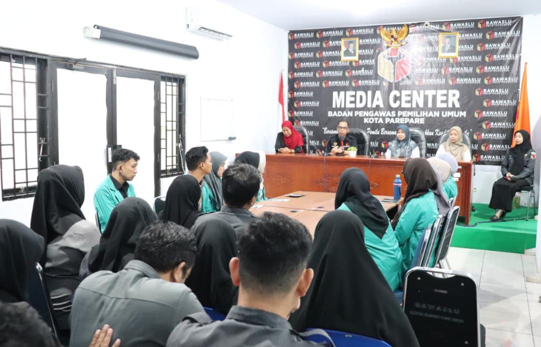 Bawaslu Parepare Sambut 11 Mahasiswa PPL IAIN, Jadi Ruang Belajar Kepemiluan