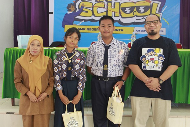 Bukan Sekadar Belajar Pajak, 35 Siswa SMPN 1 Baebunta Diajak Jadi Generasi Sadar Pajak