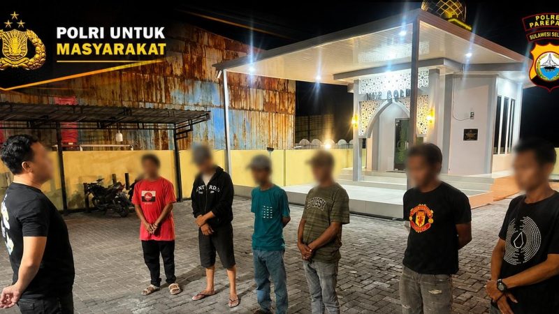 Polres Parepare Tertibkan Calo Tiket di Pelabuhan Nusantara, Tujuh Orang Didata