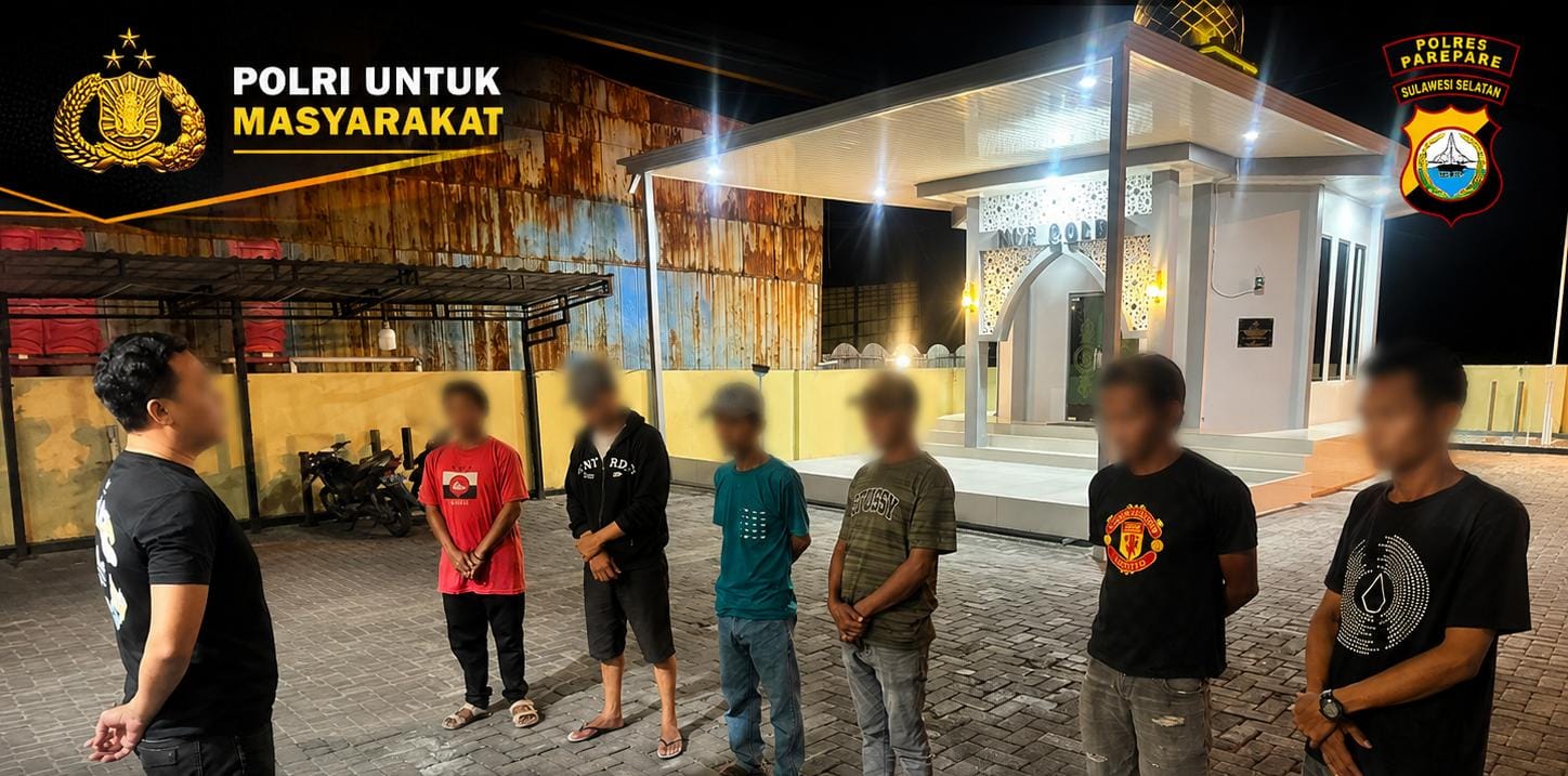 Polres Parepare Tertibkan Calo Tiket di Pelabuhan Nusantara, Tujuh Orang Didata