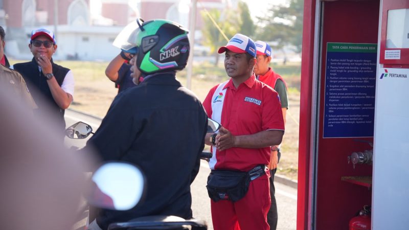 Pertamina Patra Niaga Tambah SPBU Modular di CPI, Antrean BBM Makassar Semakin Landai