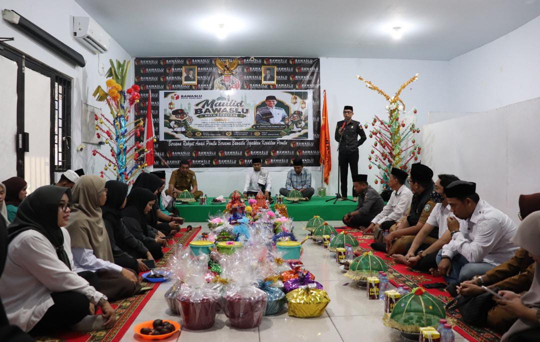 Bawaslu Parepare Peringati Maulid Nabi, Perkuat Integritas dan Amanah dalam Pengawasan Pemilu