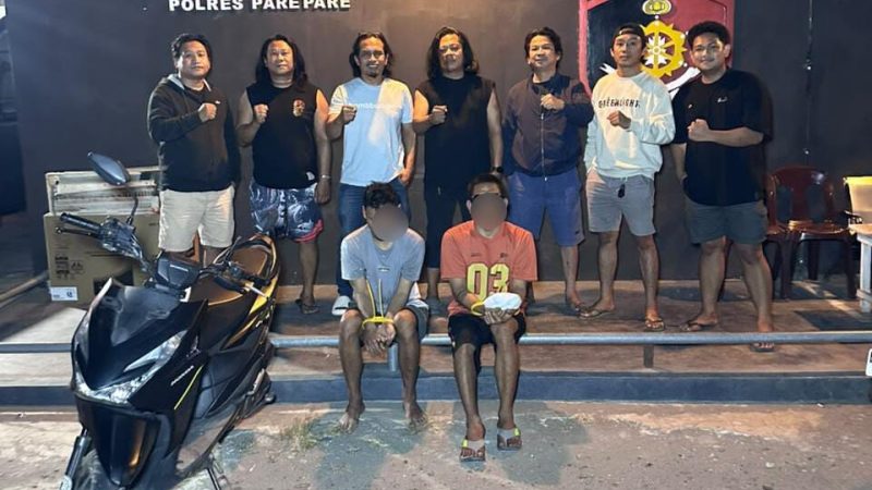 Resmob Polres Parepare Buru Dua Pelaku Curanmor hingga ke Samarinda