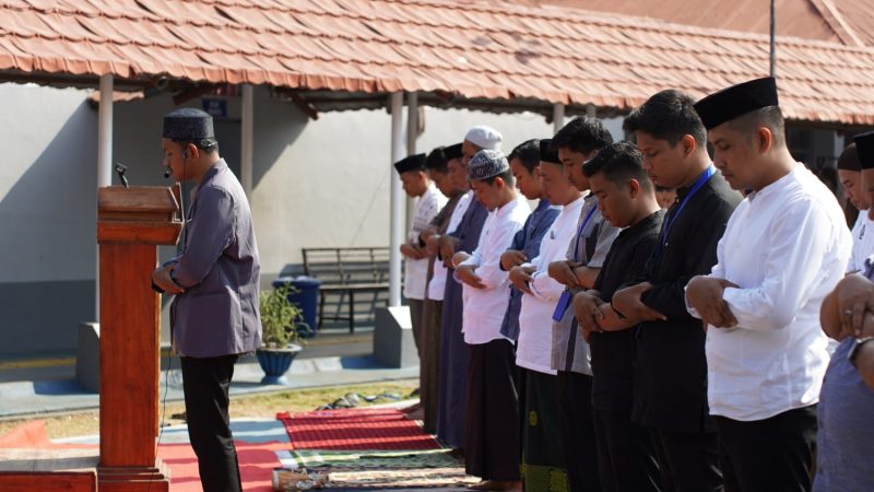 Rutan Pinrang Gelar Salat Istisqa, Pegawai dan Warga Binaan Bersama Memohon Hujan