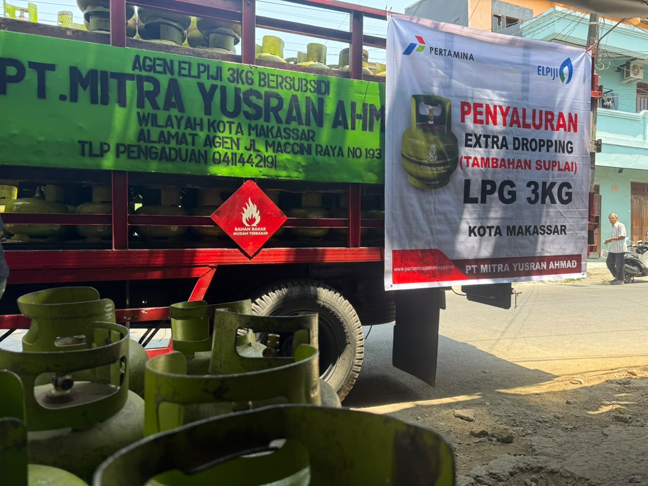 Pertamina Sulawesi Tambah Pasokan Elpiji 3 Kg di Makassar Lebih dari 60.000 Tabung Sepanjang September