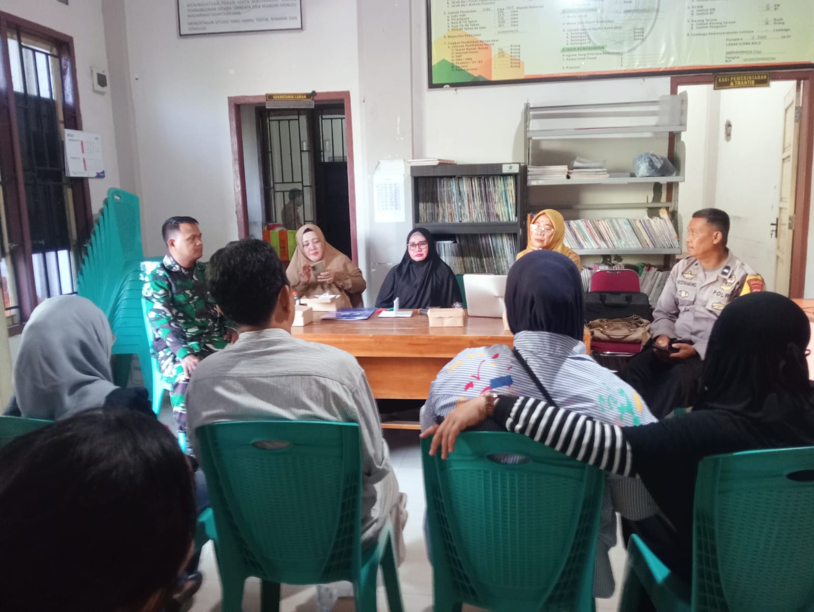 Bhabinkamtibmas Polsek Ujung Ikut Perkuat Pencegahan Stunting di Ujung Bulu