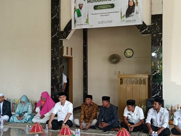 SMPN 1 Ma’rang Gelar Peringatan Maulid Nabi Besar Muhammad SAW yang Dihadiri Bupati Pangkep