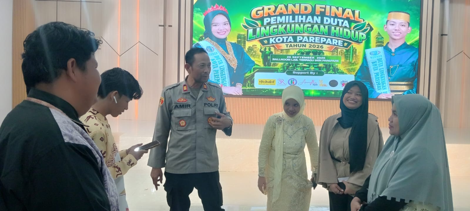 Kapolsek Soreang Dukung Duta Lingkungan Parepare Jadi Penggerak di Masyarakat