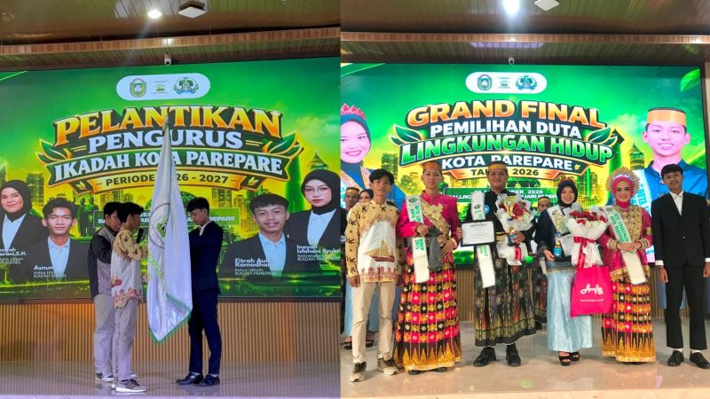Pelantikan IKADAH, Satukan Generasi Muda untuk Lingkungan, Adhriyansyah-Sitti Aisyah Juara 1 Duta Lingkungan