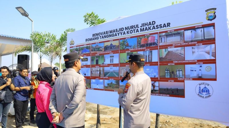 Kapolda Sulsel Resmikan Sumur Bor Air Bersih, Bantu Masyarakat Romang Tangangayya Atasi Keterbatasan Air