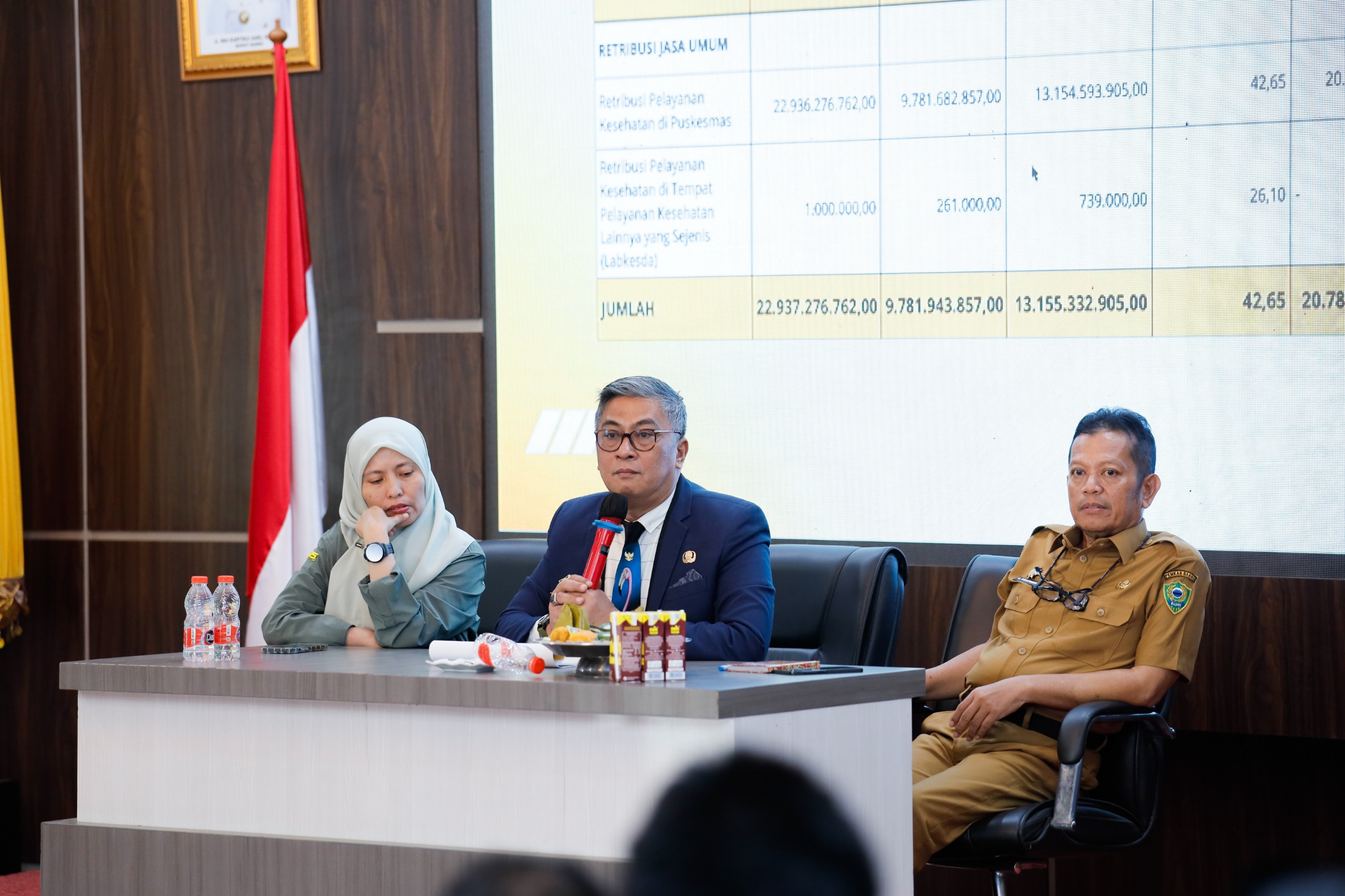 Wakil Bupati Barru Pimpin Evaluasi PAD dan Pajak Bumi dan Bangunan Perdesaan dan Perkotaan Triwulan II Tahun 2026