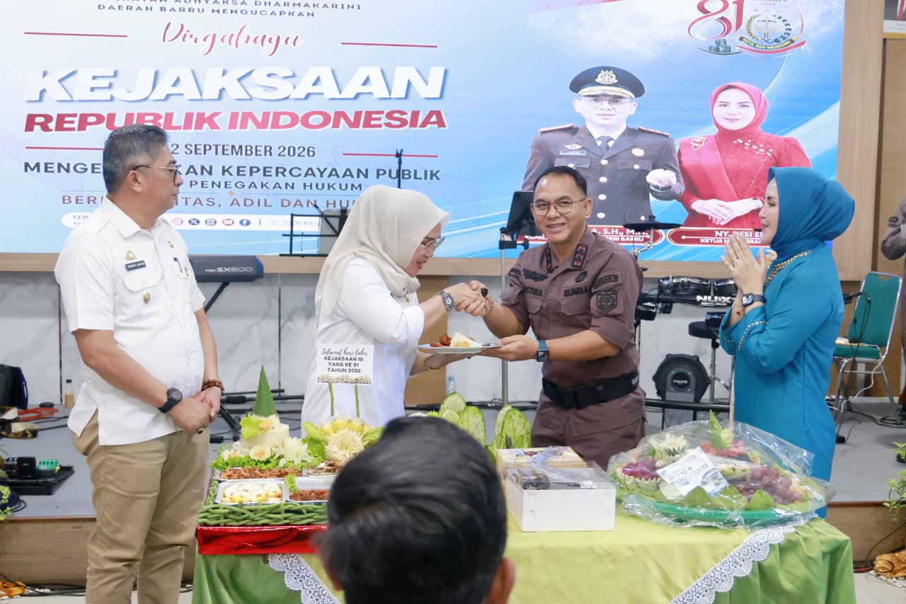 Momentum Peringatan Hari Lahir Kejaksaan ke-81, Andi Ina Apresiasi Sinergi Pemkab dan Kejari Barru