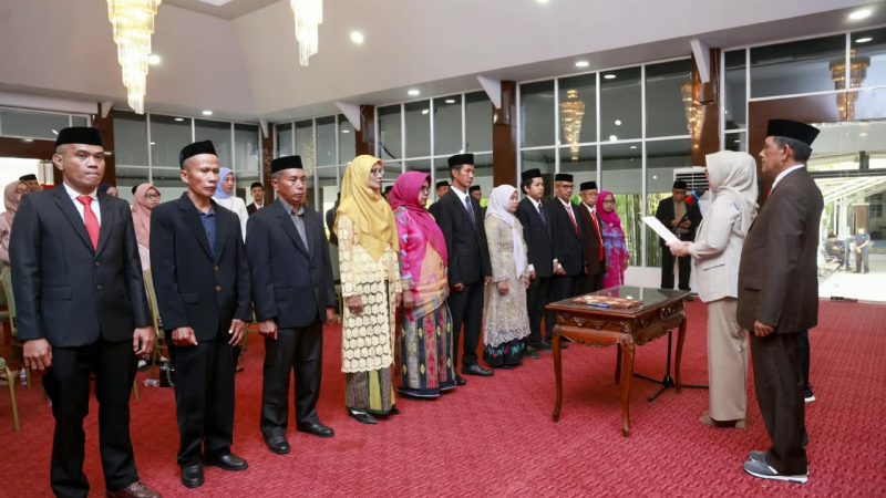 Bupati Barru Lantik 11 Anggota BPD PAW, Tekankan Sinergi Kawal Pembangunan Barru