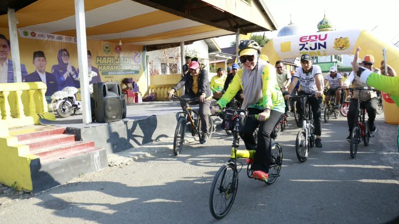 Hadiri Fun Walk Fun Bike, Bupati Barru Dorong Karang Taruna Kembali Berkarya