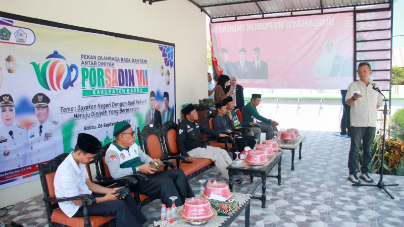 Sekda Barru Buka PORSADIN VII: Pemkab Tambah Dana Operasional MDA