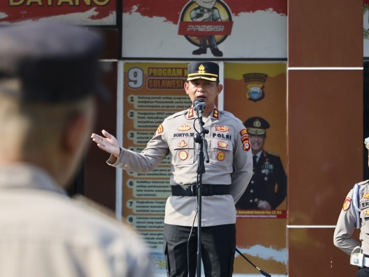 AKBP Suryo Wibowo Pimpin Apel Perdana, Tekankan Kedisiplinan, Bersih dari Narkoba-Judi, dan Pedomani Tribrata