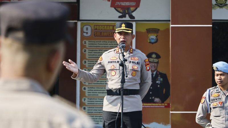 AKBP Suryo Wibowo Pimpin Apel Perdana, Tekankan Kedisiplinan, Bersih dari Narkoba-Judi, dan Pedomani Tribrata