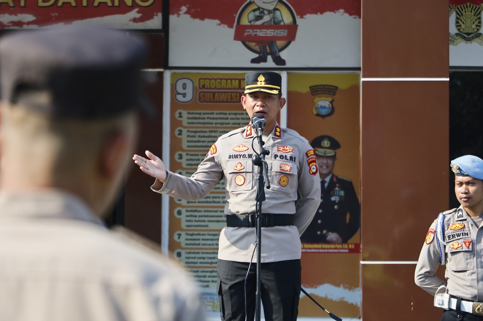 AKBP Suryo Wibowo Pimpin Apel Perdana, Tekankan Kedisiplinan, Bersih dari Narkoba-Judi, dan Pedomani Tribrata