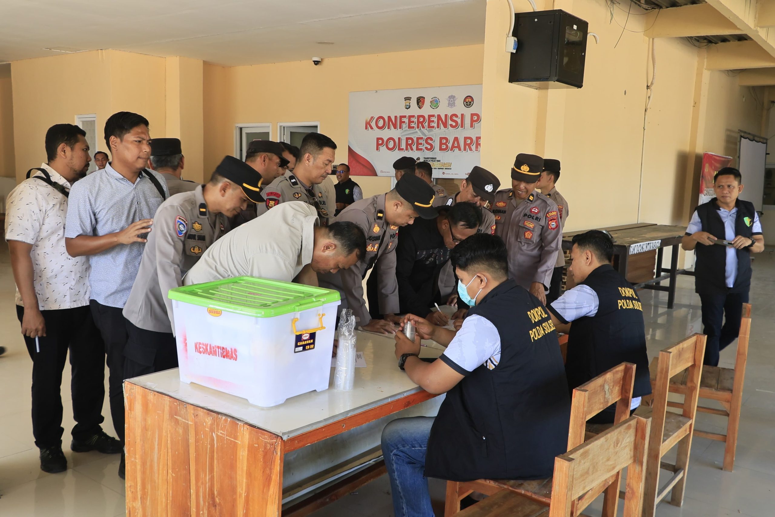 Bidpropam Polda Sulsel Gelar Gaktibplin di Polres Barru, Perkuat Disiplin dan Profesionalisme Personel