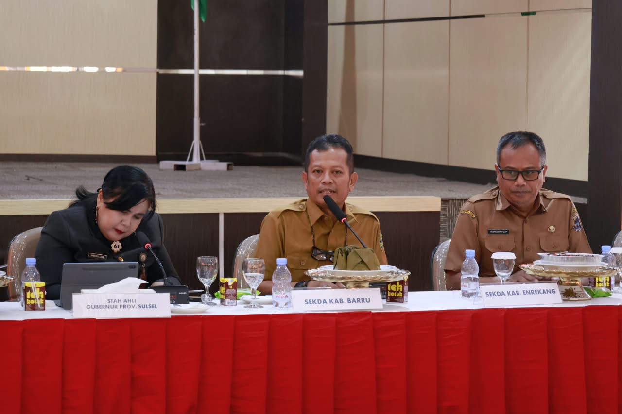 Sekda Barru Paparkan Strategi Pengendalian Inflasi di HLM TPID Sulsel, GPM Salah Satu Upaya Stabilkan Harga