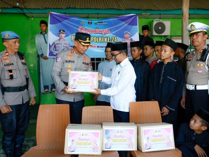 Bhakti Sosial Propam Polri: Kapolres Barru Hadir Berbagi Bersama Anak Panti Asuhan Al-Qasimiyah