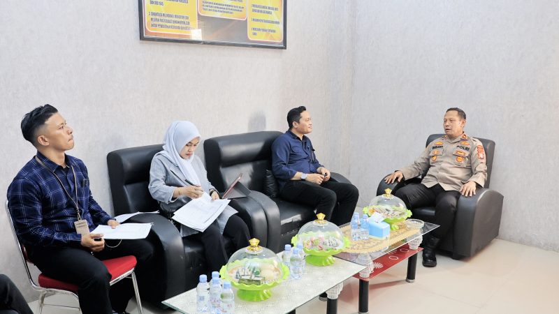 Wakapolres Barru Sambut Langsung Tim Penilai Layanan Publik Ombudsman RI