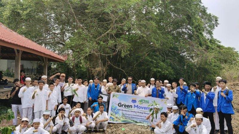 PMII Sulsel & PMII Barru Dorong Gerakan Ekologis melalui Penanaman Pohon Produktif di Pesantren