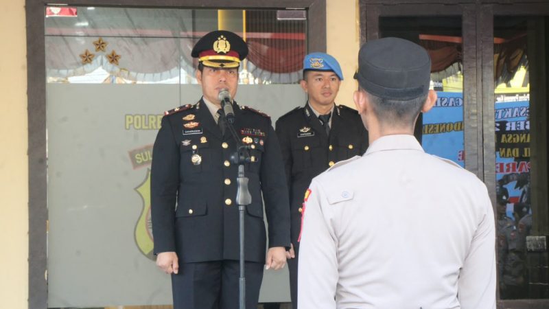 Pimpin Upacara Hari Kesaktian Pancasila di Mapolres Parepare, Ini Pesan Tegas Waka Polres Kompol Saharuddin